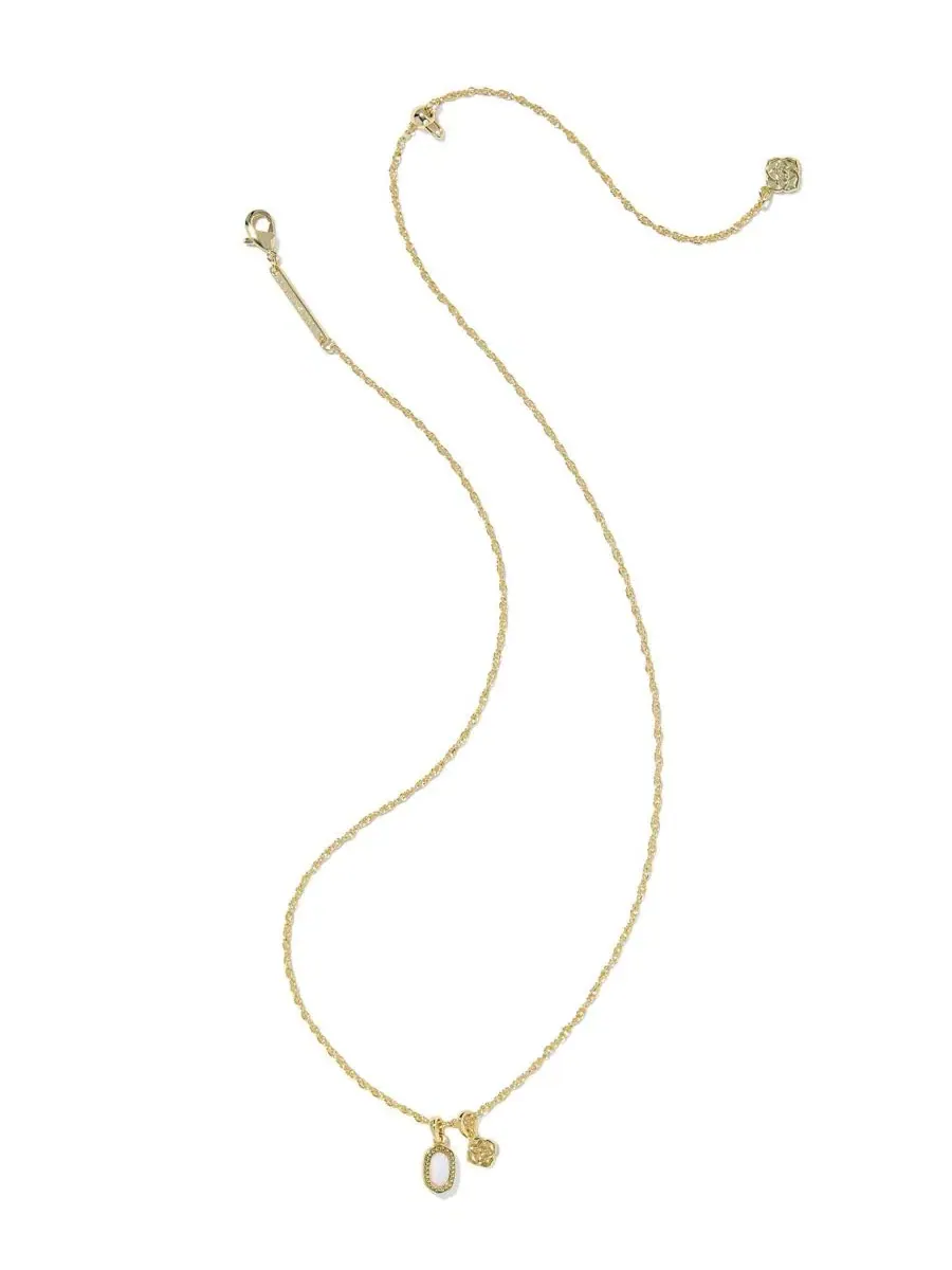 Миниатюрный короткий кулон Elisa Dira с покрытием из 14-каратного золота Kendra Scott — изображение 2 из 3