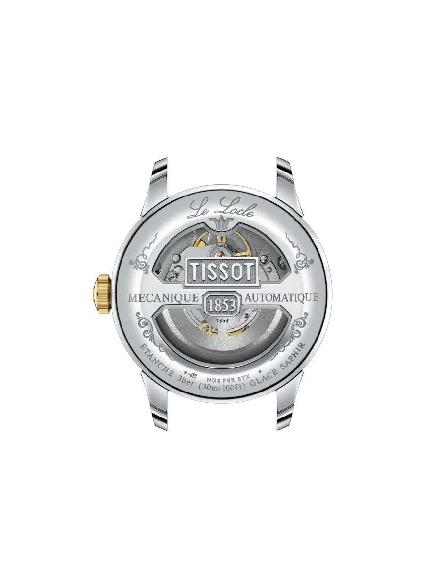 Мужские часы Powermatic Two-Tone из нержавеющей стали, 39,30 мм Tissot — изображение 2 из 5, оттенок зеленый
