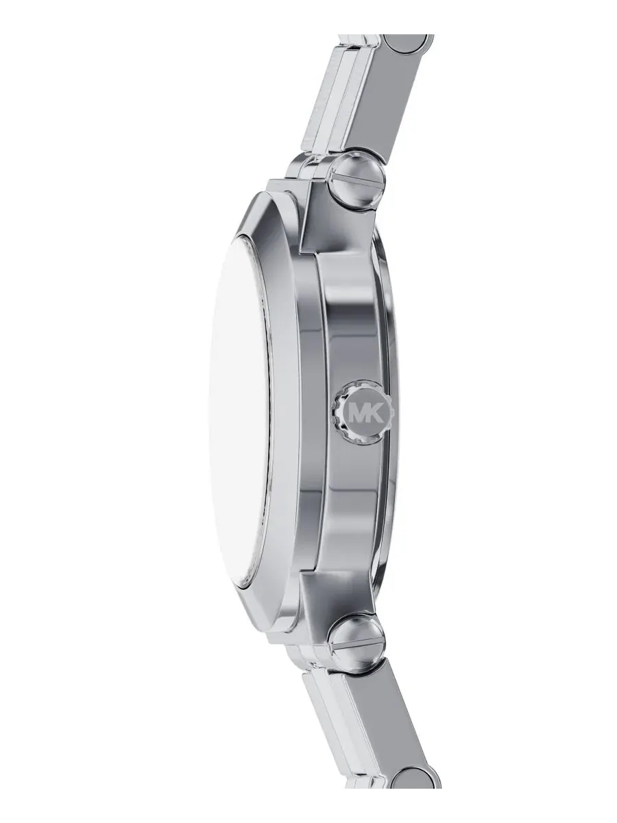 Женские часы Billie Three-Hand с браслетом из стали, 26 мм Michael Kors — изображение 3 из 9, оттенок серебристый