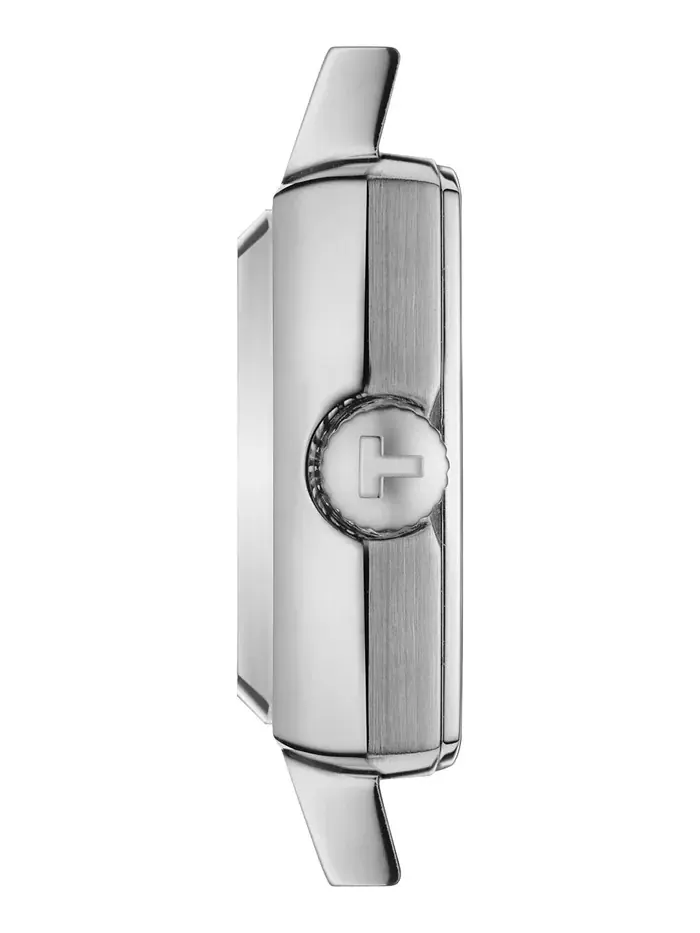 Женские швейцарские часы Lovely Square на стальном браслете 20 мм Tissot — изображение 2 из 5