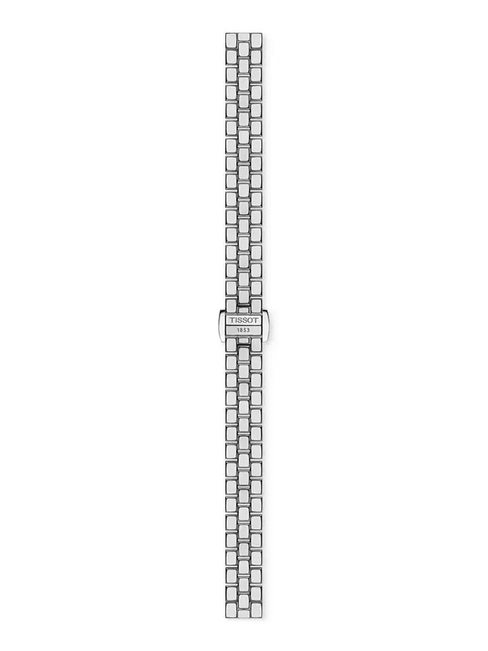 Женские швейцарские часы Lovely Square на стальном браслете 20 мм Tissot — изображение 4 из 5