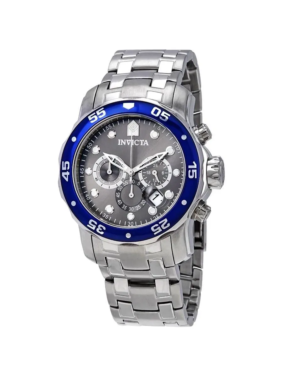 Мужские кварцевые часы-хронограф Pro Diver 80059 с циферблатом Invicta