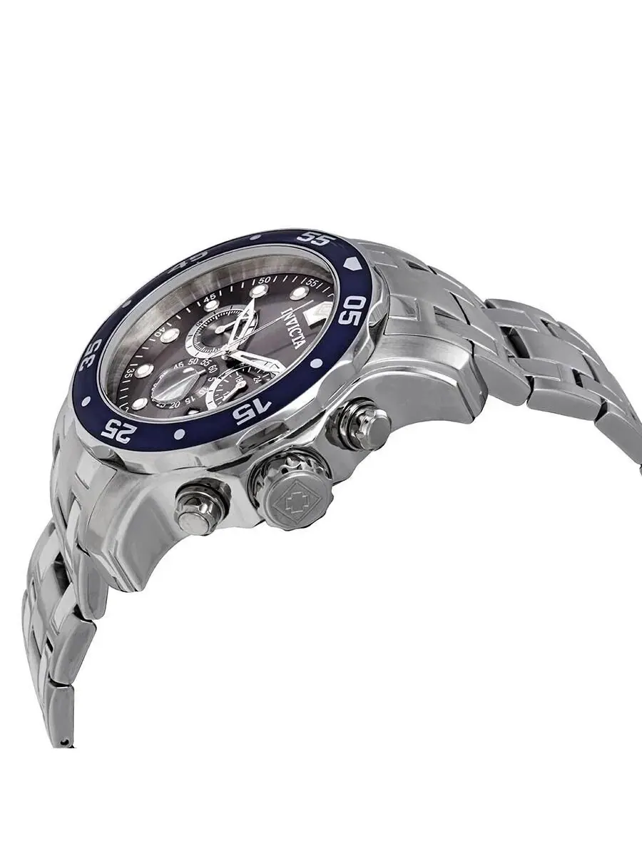 Мужские кварцевые часы-хронограф Pro Diver 80059 с циферблатом Invicta — изображение 2 из 3, оттенок серебряный