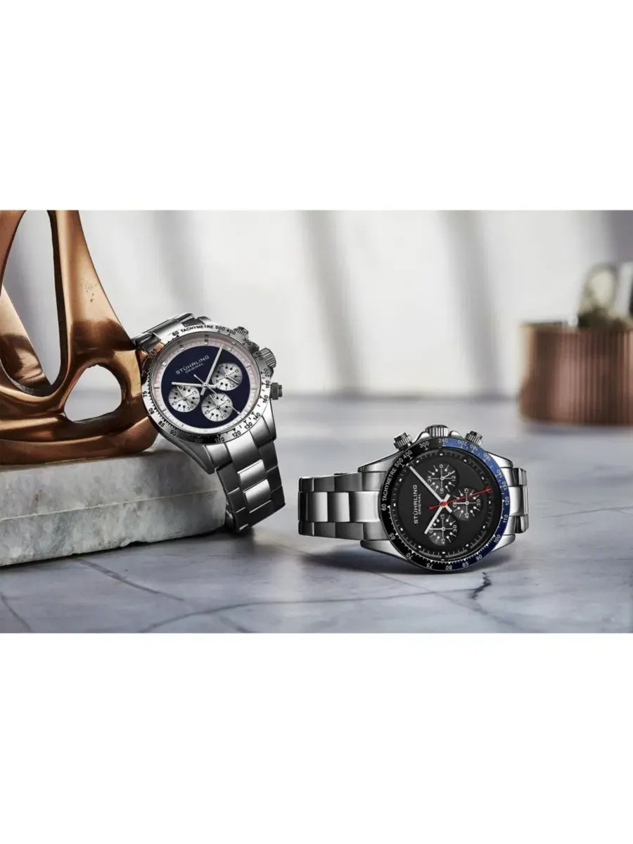 Мужские кварцевые часы-хронограф Chronomark 4066 с завинчивающейся заводной головкой — изображение 4 из 5