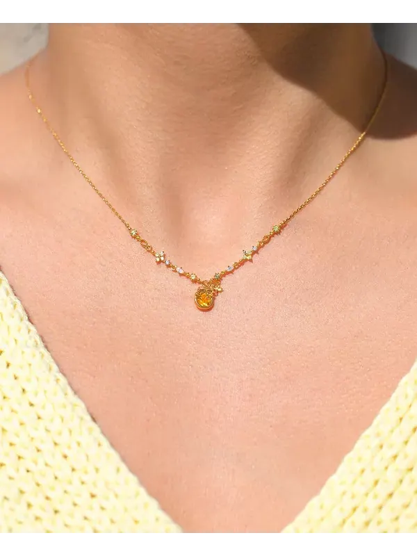 Кристальное ожерелье Disney Winnie the Pooh Sweet as Hunny Girls Crew — изображение 2 из 4, оттенок золото
