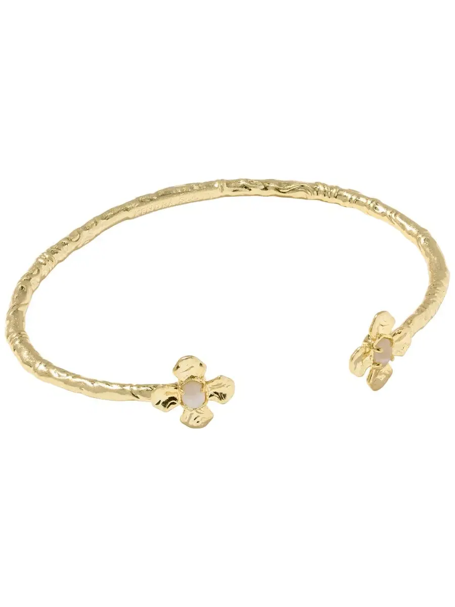 Браслет-манжета Imitation Pearl Leanne Kendra Scott — изображение 1 из 4, оттенок золото