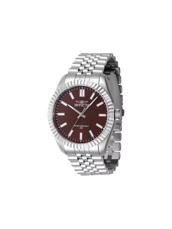 Мужские часы 47482 Specialty Quartz с медным циферблатом и тремя стрелками Invicta