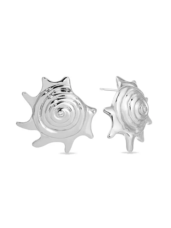 Крупные серьги Sorrento Ettika — изображение 1 из 4, оттенок серебряный