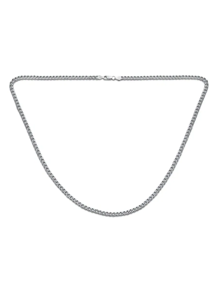 Массивная массивная цепочка Miami Cuban Curb Chain из стерлингового серебра 925 пробы с алмазной — изображение 1 из 4