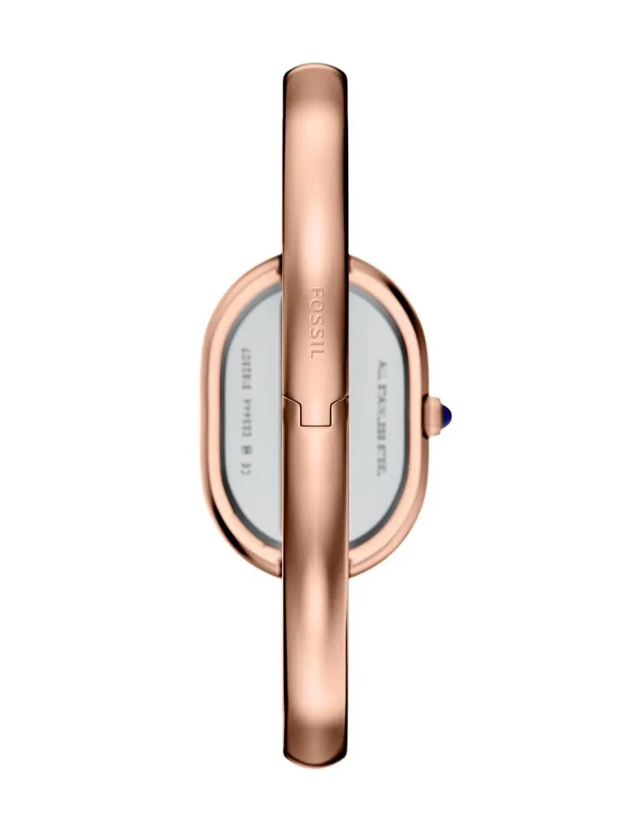Женские часы Fossil Sloan с браслетом из стали с розовым золотом, 24 мм — изображение 2 из 7, оттенок розовый золотистый