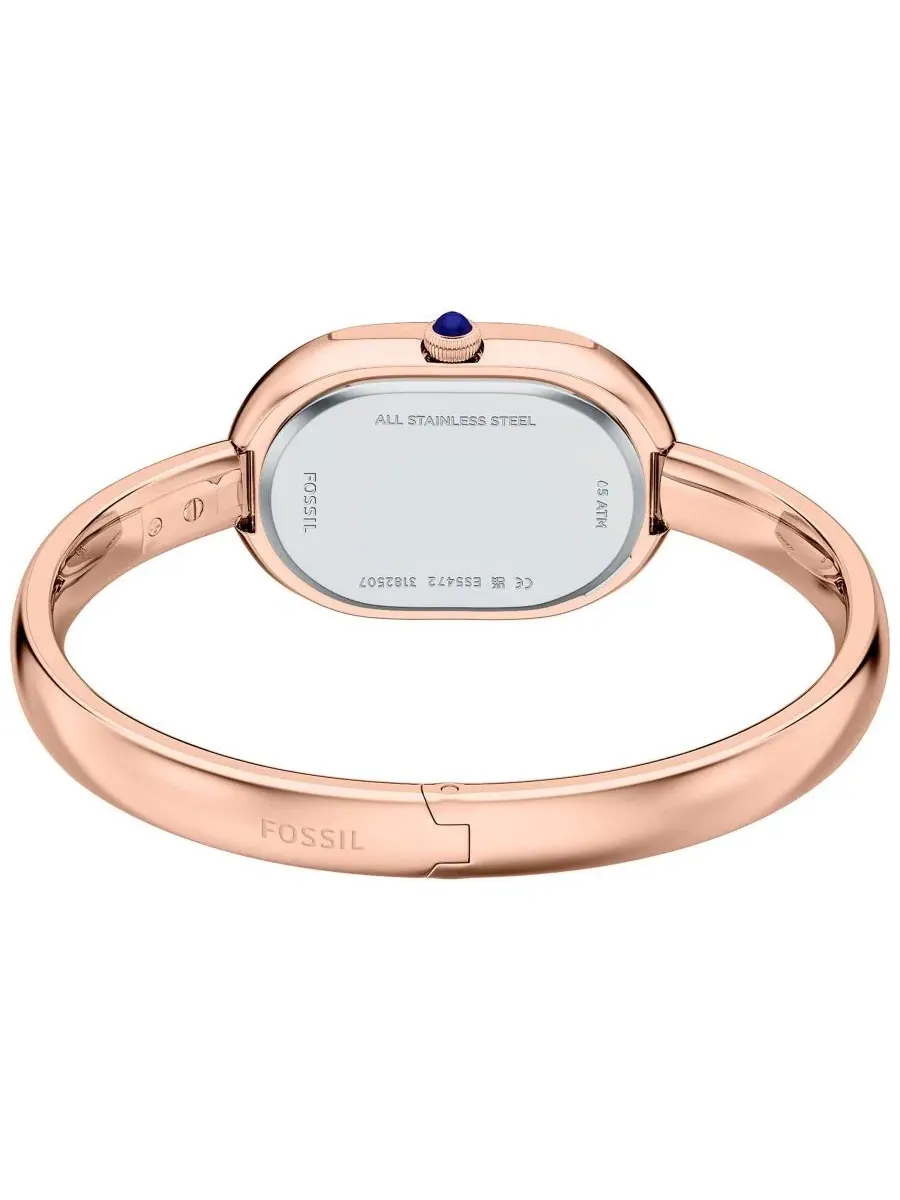 Женские часы Fossil Sloan с браслетом из стали с розовым золотом, 24 мм — изображение 5 из 7, оттенок розовый золотистый