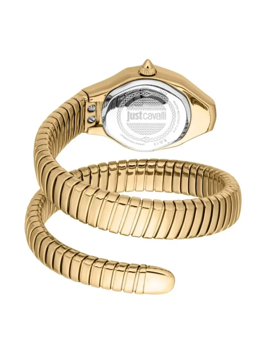Женские часы Vivace Quartz IP Stainless Steel Bracelet Watch Just Cavalli — изображение 2 из 3, оттенок золотистый