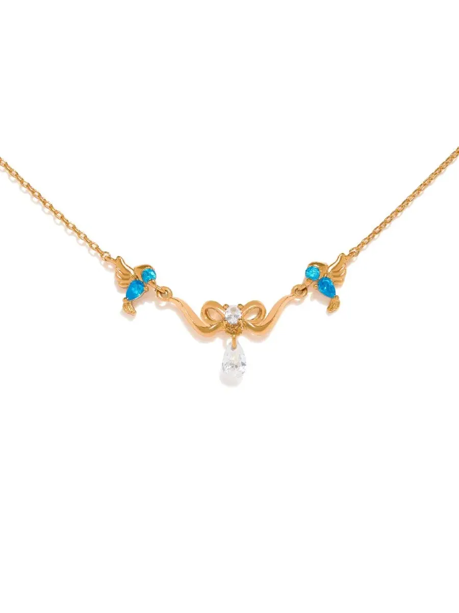 Кулон-подвеска с кристаллами Cinderella Fairytale Necklace Girls Crew — изображение 1 из 3, оттенок золото