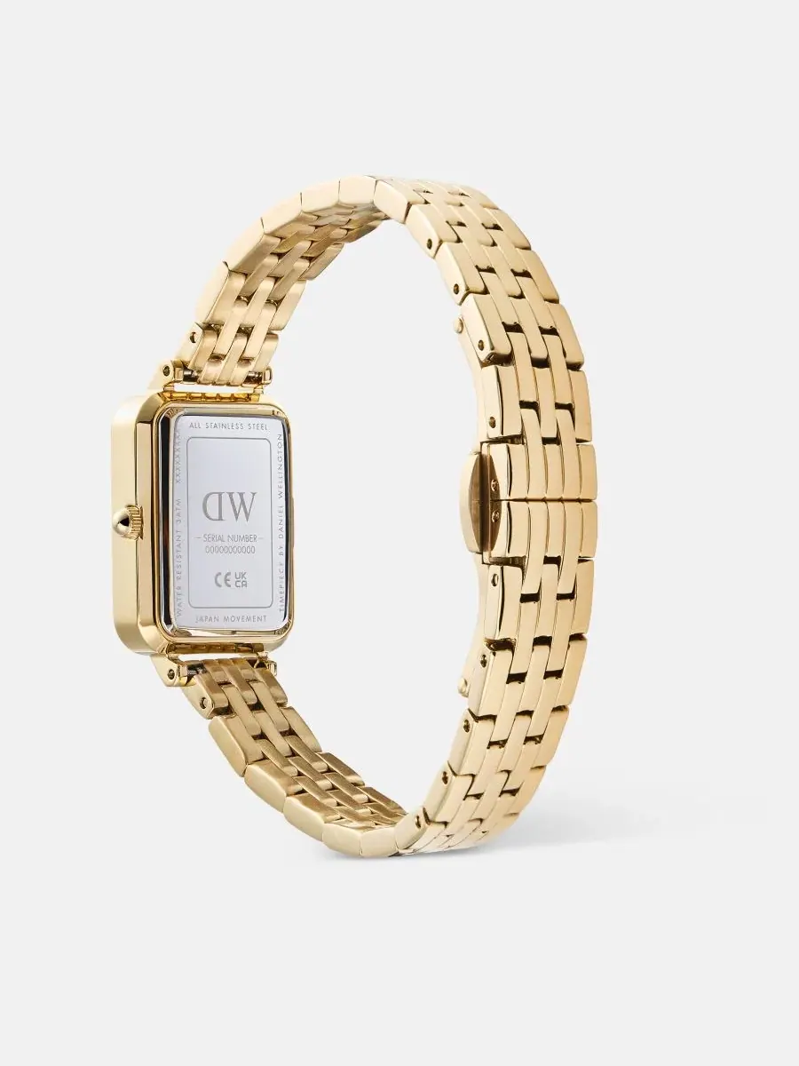 Женские часы с золотистым корпусом из нержавеющей стали, 26 мм Daniel Wellington — изображение 4 из 5, оттенок золотистый