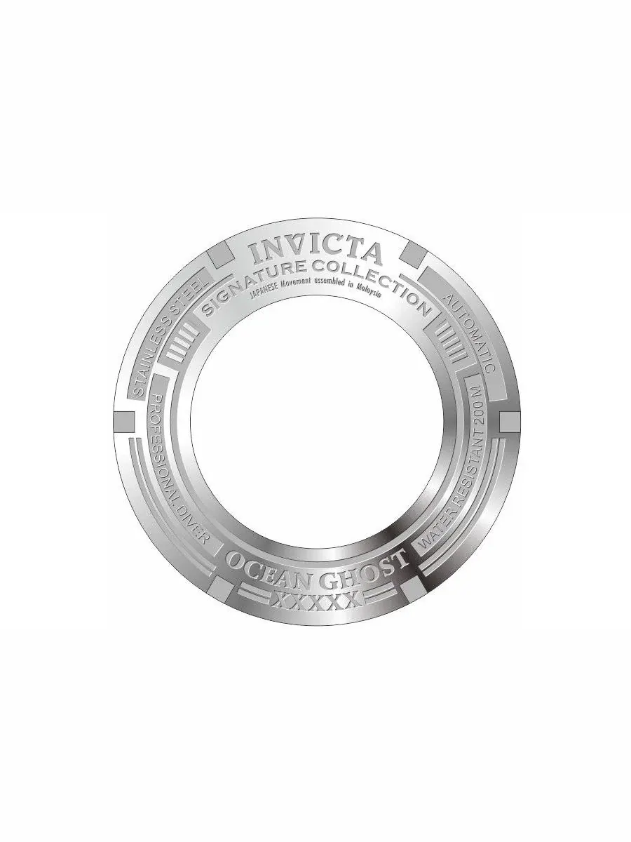 Мужские автоматические часы Signature с серебристым циферблатом Invicta — изображение 3 из 3, оттенок золото