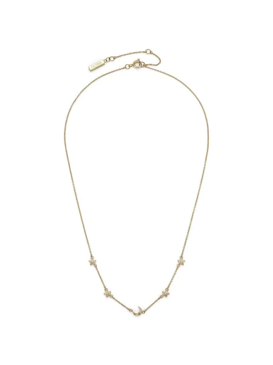 Женское колье-подвеска с цепочкой, модель Celestial Chain Olivia Burton — изображение 2 из 6, оттенок золото