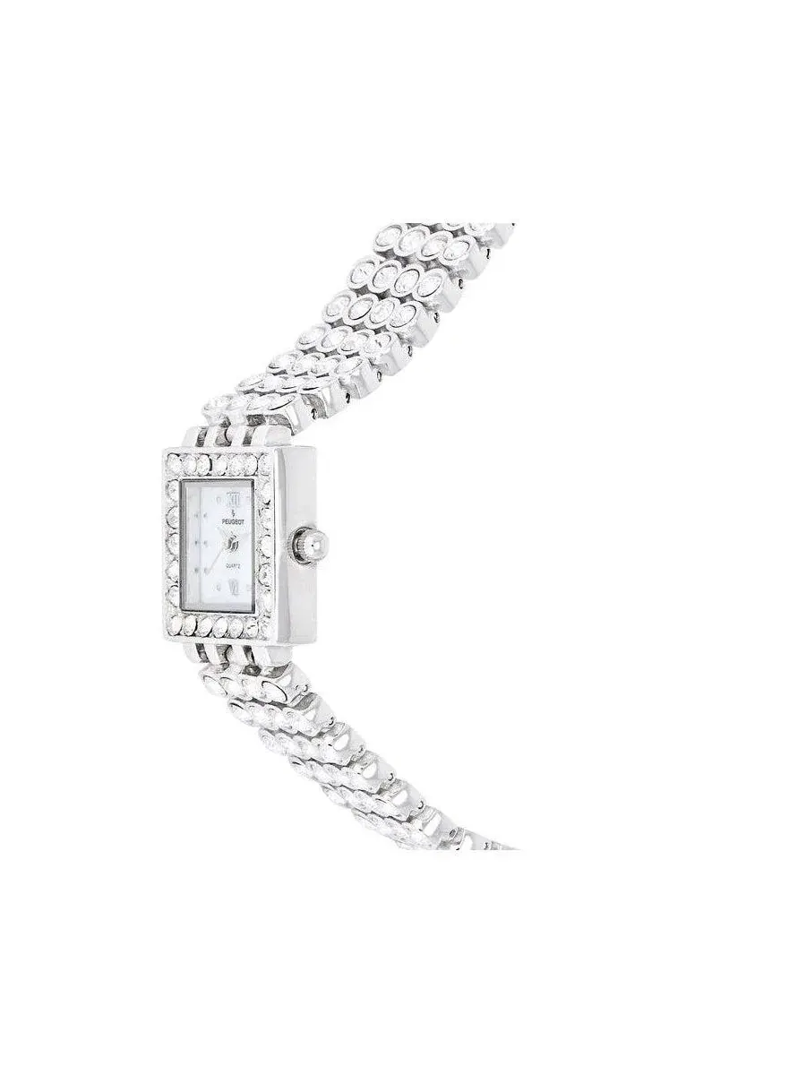 Женские часы с браслетом из кристаллов Swarovski Peugeot — изображение 3 из 3, оттенок нет цвета