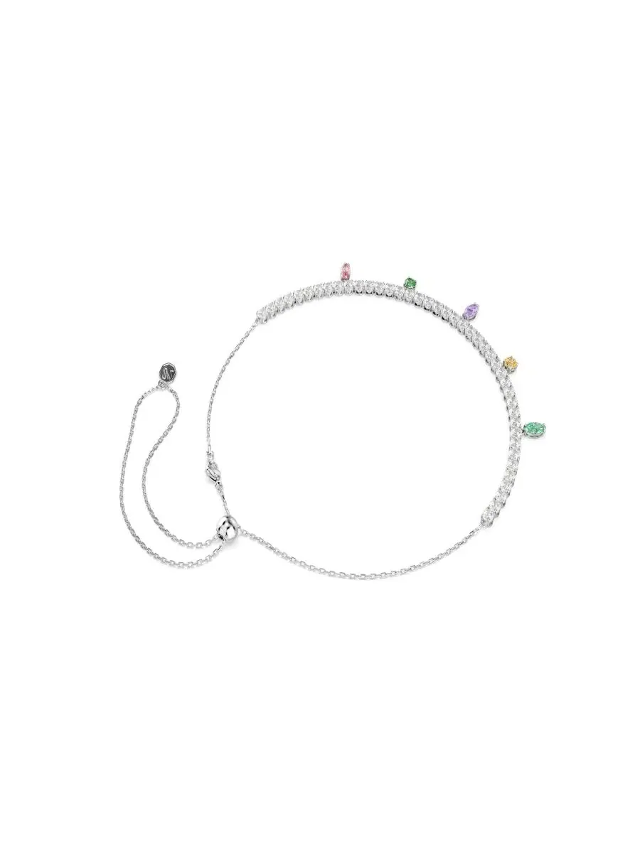 Ожерелье-чокер с кристаллами Swarovski Zirconia — изображение 6 из 7, оттенок мульти