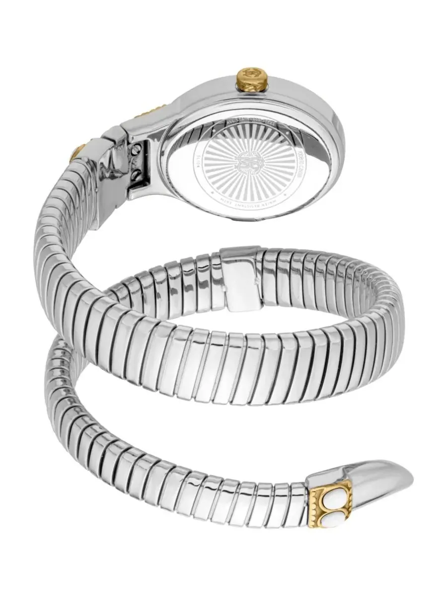 Женские часы Serpente Ornato Quartz Two Tone Stainless Steel Bracelet Watch Roberto Cavalli — изображение 2 из 3