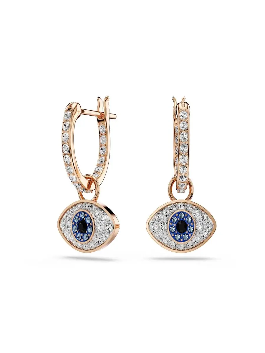 Серьги-подвески Symbolica с кристаллами Swarovski — изображение 1 из 5, оттенок золото