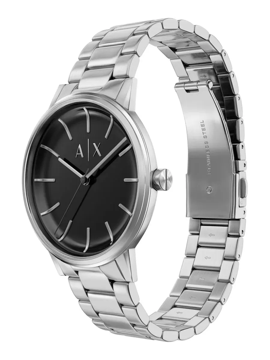 Мужские часы с хронографом, кварцевые, 42 мм A|X Armani Exchange — изображение 5 из 5, оттенок черный