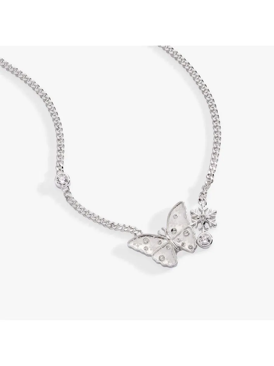 Стеклянное колье-бабочка в цепочке Alex And Ani — изображение 2 из 3, оттенок нет цвета