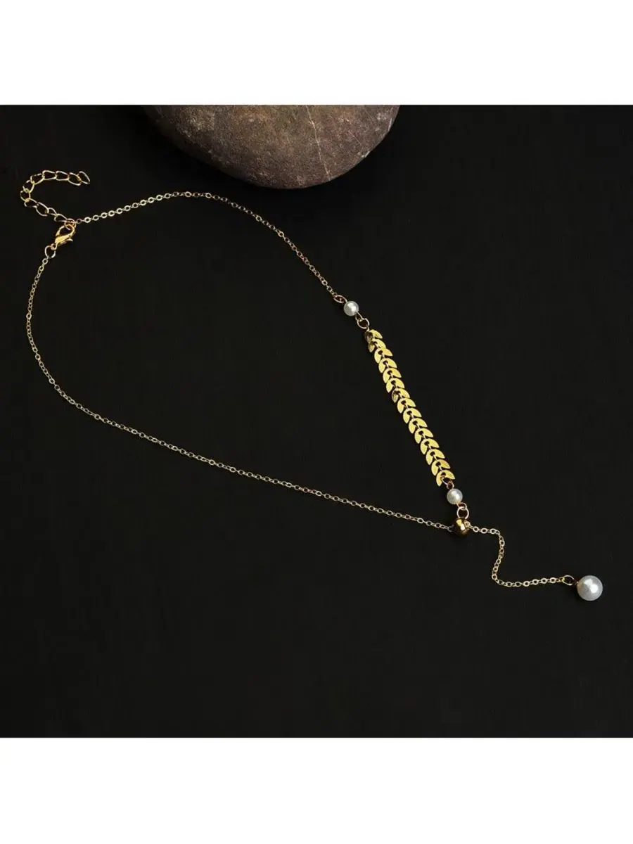 Колье-лариат Everyday Lariat SOHI — изображение 2 из 4, оттенок золото
