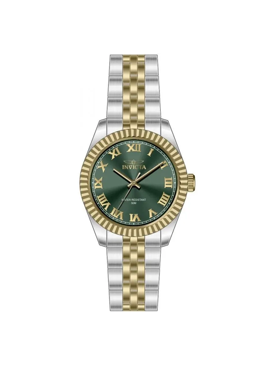 Женские кварцевые часы 47415 Specialty с 3 стрелками и зеленым циферблатом Invicta — изображение 2 из 3, оттенок мульти