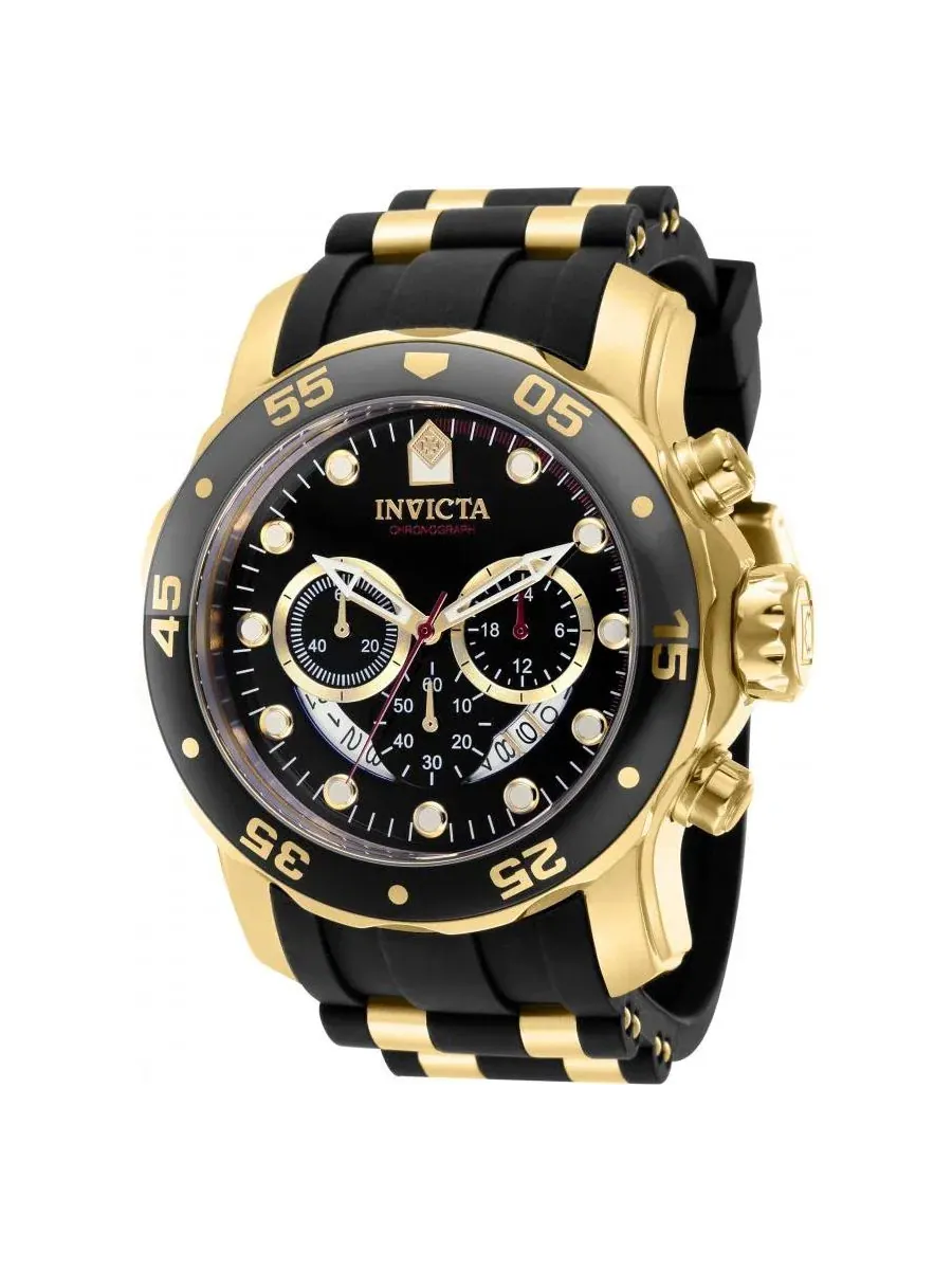 Мужские кварцевые часы-хронограф Pro Diver 37228 с циферблатом 37228 Invicta — изображение 1 из 3, оттенок черный