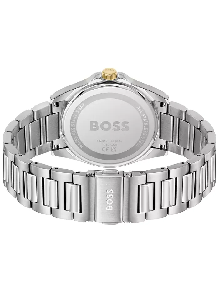Мужские часы Strike Quartz Basic Calendar из нержавеющей стали, 41 мм Hugo Boss — изображение 3 из 3