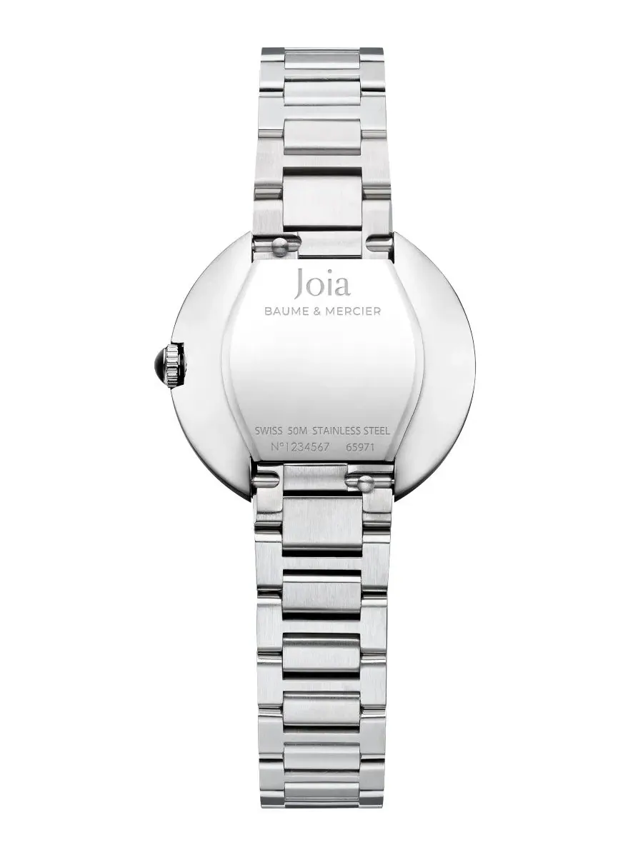 Женские часы De Joia Quartz Silver Stainless Steel Watch 28mm Baume & Mercier — изображение 3 из 3, оттенок белый
