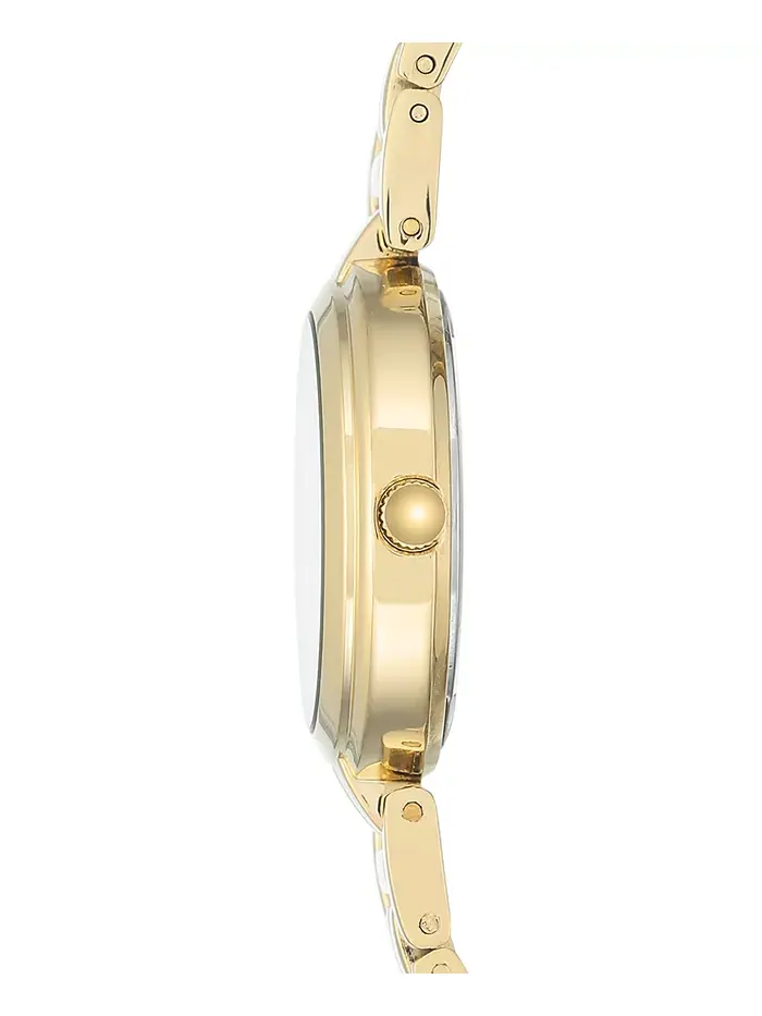 Женские золотистые часы-браслет с цепочкой 28 мм Anne Klein — изображение 2 из 4