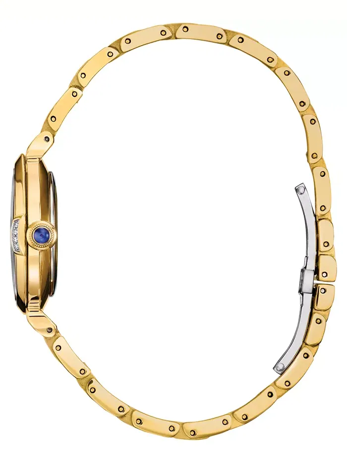 Женские часы Eco-Drive Princess Cinderella с бриллиантовыми вставками — изображение 2 из 6, оттенок золотистый