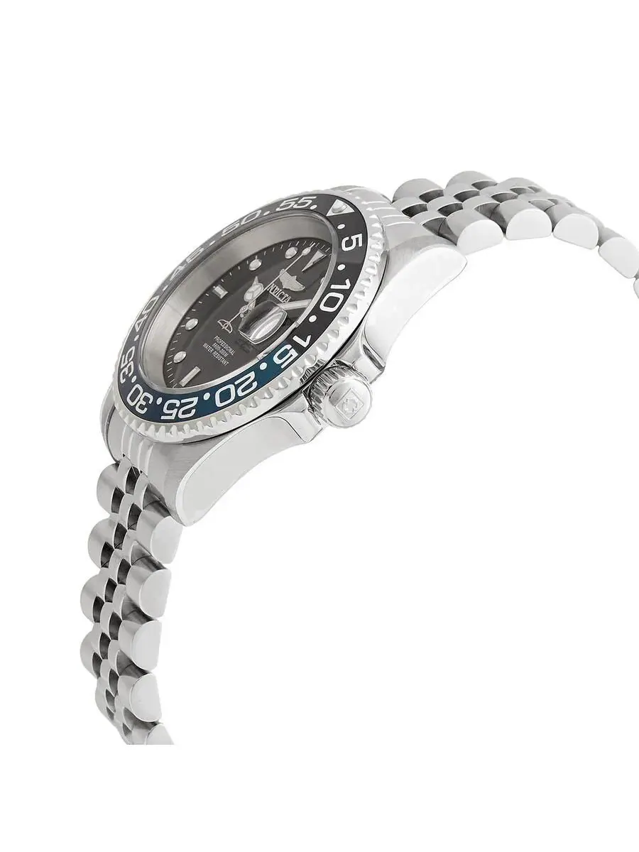 Мужские кварцевые часы Pro Diver 34104 с 3 стрелками на циферблате Invicta — изображение 2 из 3, оттенок серебряный