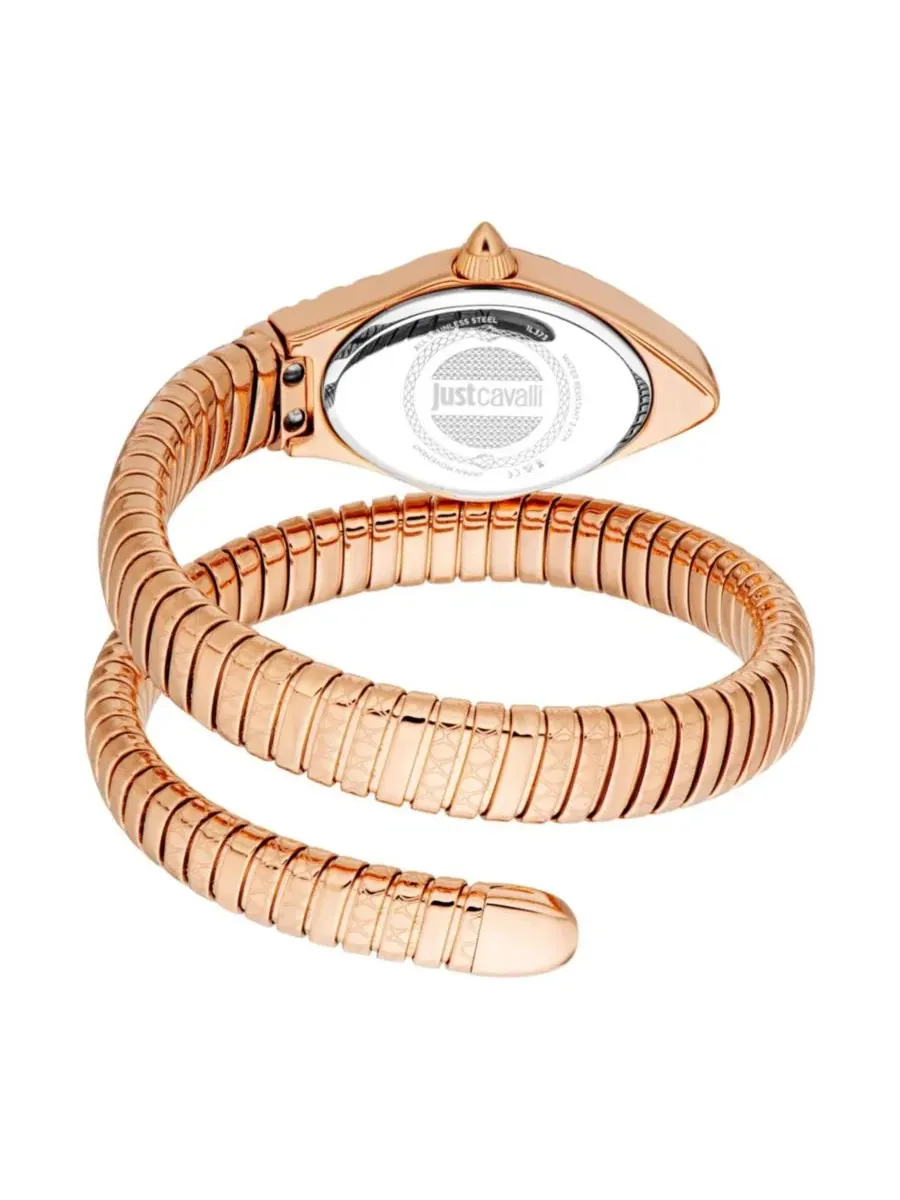 Женские часы Vetra Quartz IP Stainless Steel Bracelet Watch Just Cavalli — изображение 2 из 3, оттенок розовый