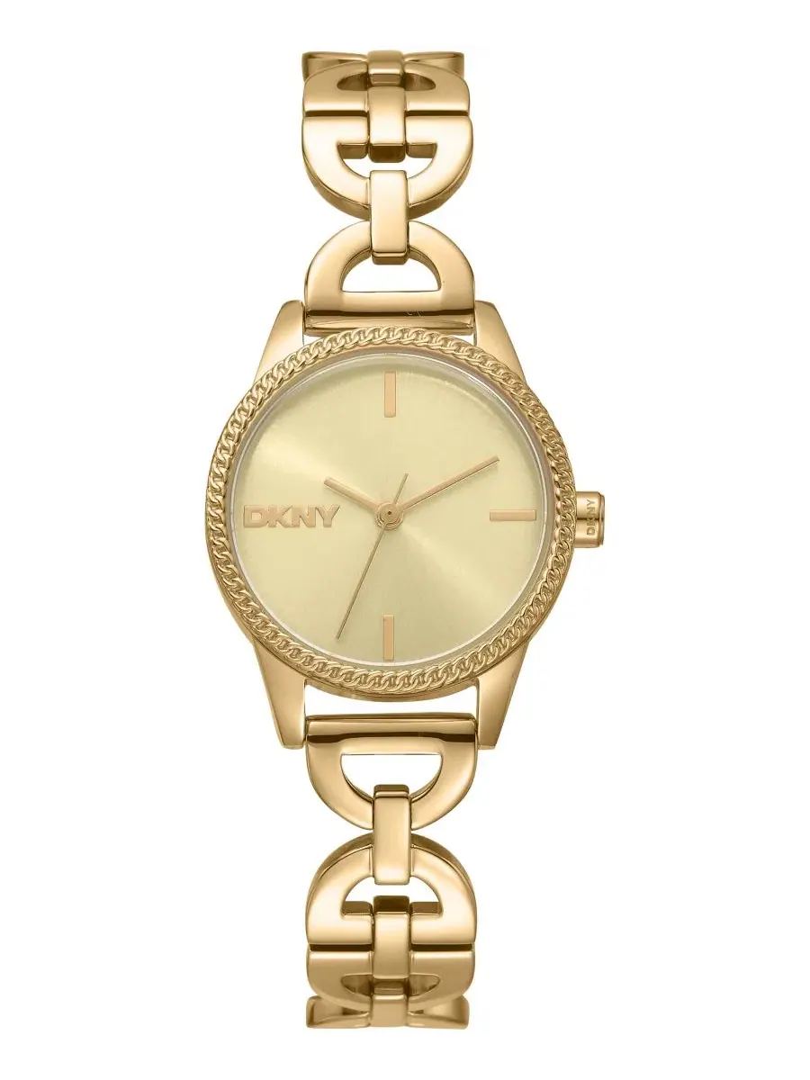 Женские часы с браслетом из стали с открытыми звеньями, 26 мм DKNY