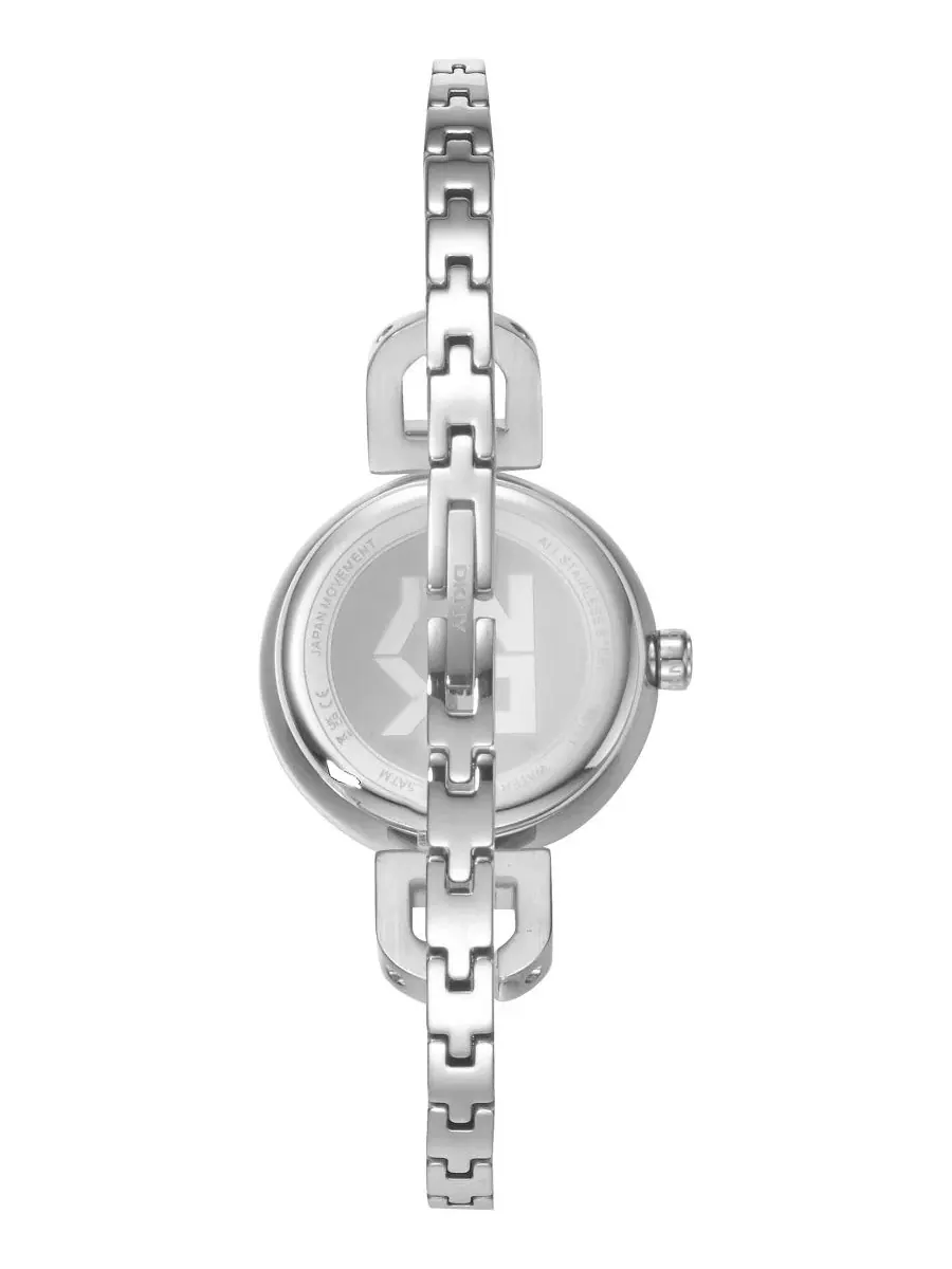 Женские часы Half Bangle Quartz Stainless Steel Watch DKNY — изображение 2 из 4, оттенок черный