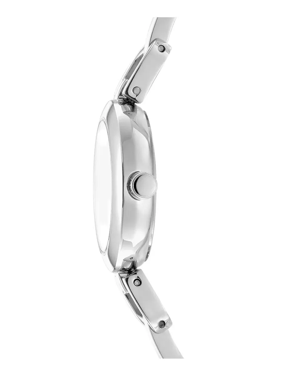 Женские часы Half Bangle Quartz Stainless Steel Watch DKNY — изображение 3 из 4, оттенок черный