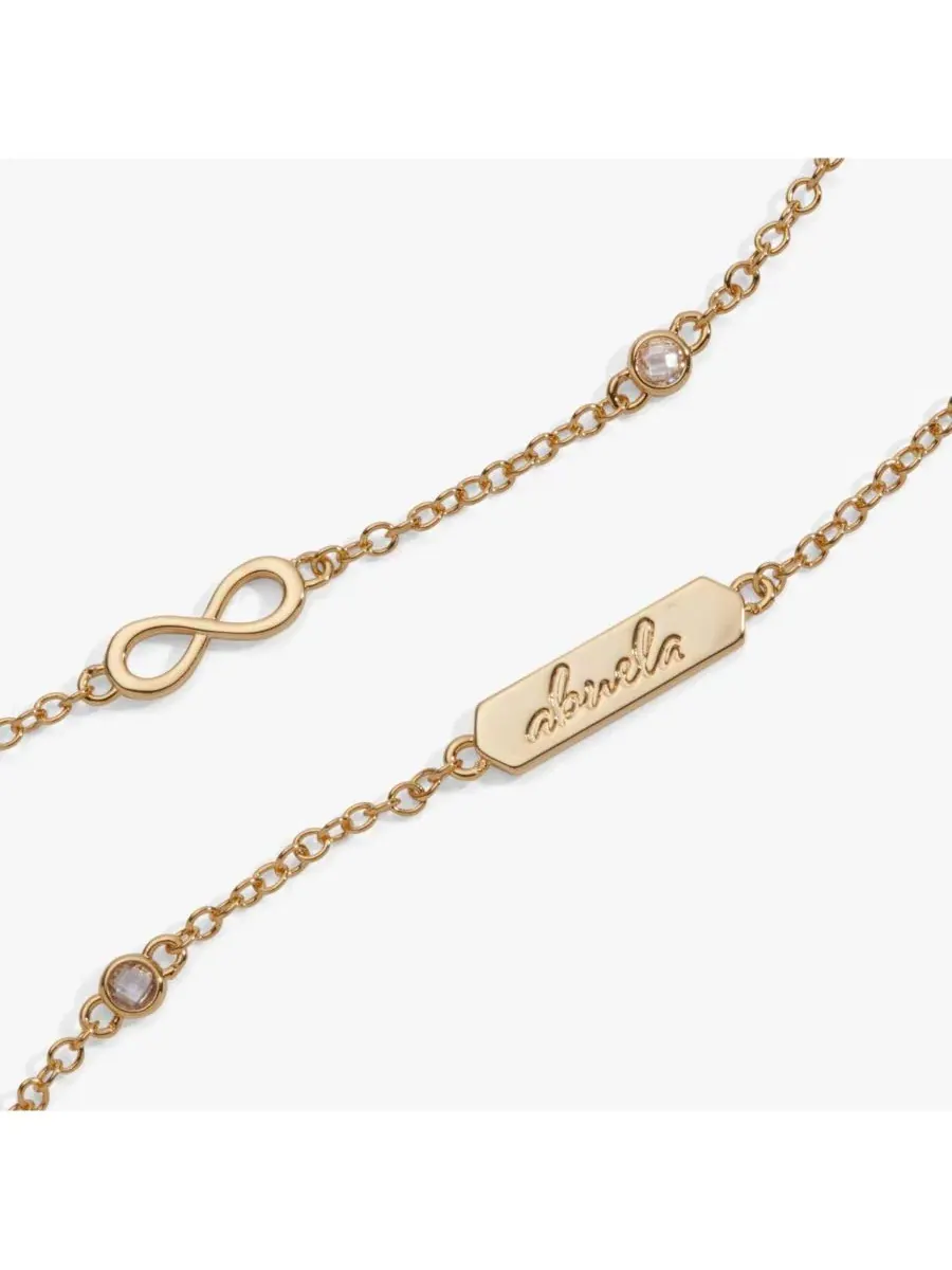 Браслет-цепочка «Бесконечность» от бабушки Alex And Ani — изображение 3 из 5, оттенок золото