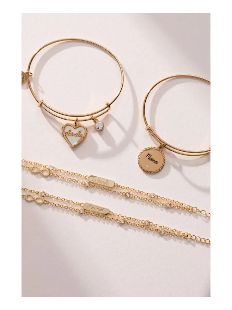 Браслет-цепочка «Бесконечность» от бабушки Alex And Ani — изображение 5 из 5, оттенок золото