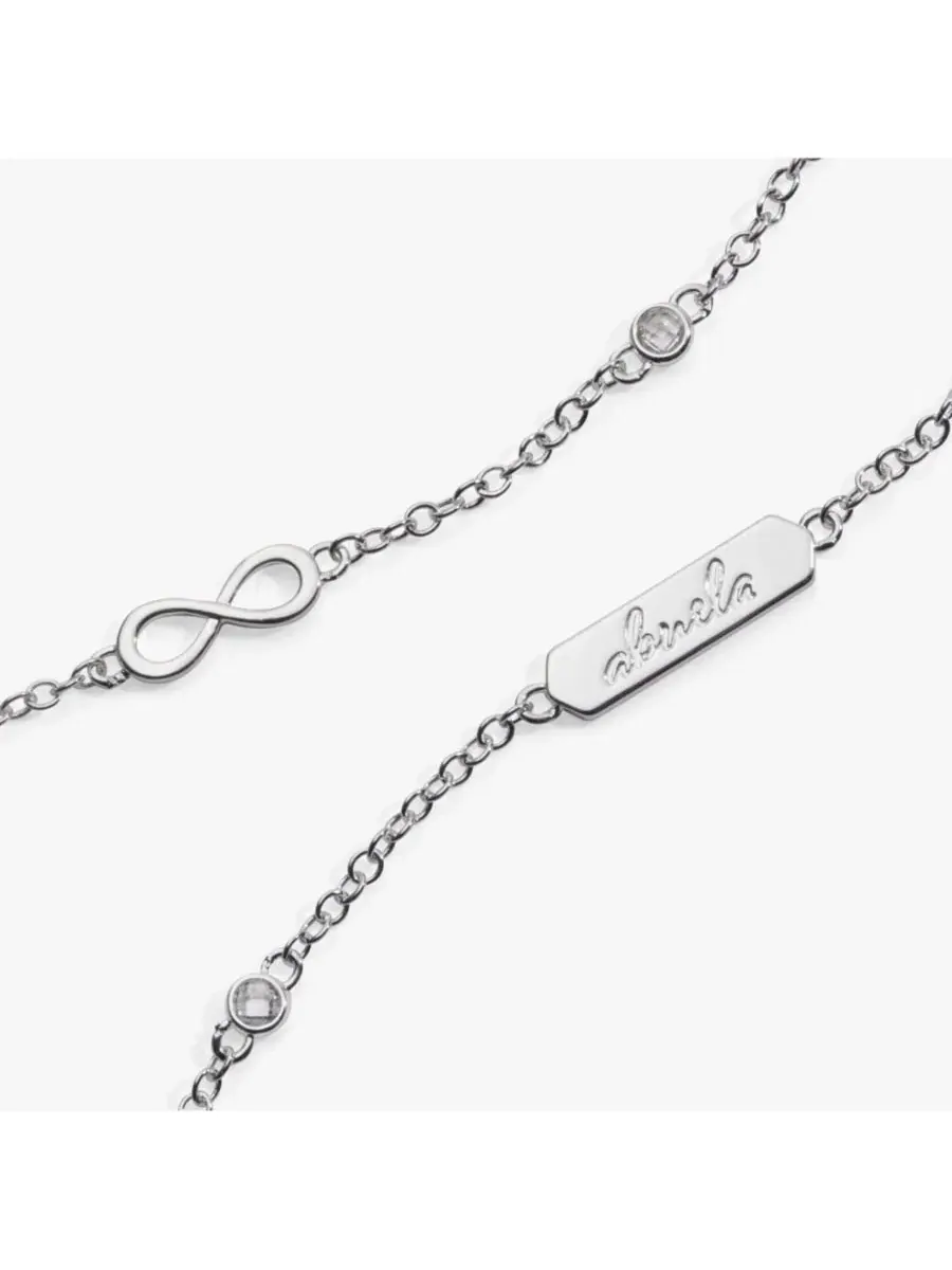 Браслет-цепочка «Бесконечность» от бабушки Alex And Ani — изображение 2 из 6, оттенок серебряный