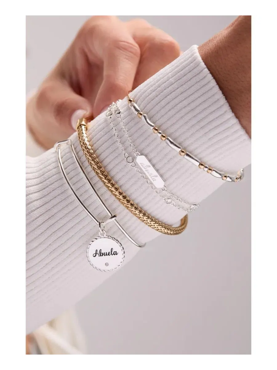 Браслет-цепочка «Бесконечность» от бабушки Alex And Ani — изображение 5 из 6, оттенок серебряный