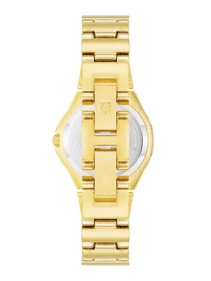 Женские часы-браслет Quartz с позолоченным корпусом, 29 мм Anne Klein — изображение 3 из 4