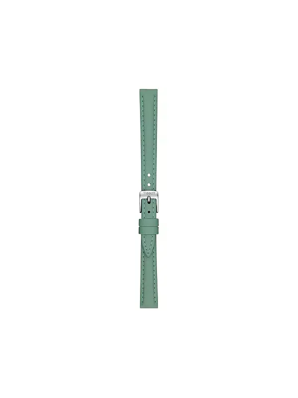 Женские кварцевые часы с зеленым кожаным ремешком, 21,80 мм Tissot — изображение 2 из 2, оттенок зеленый