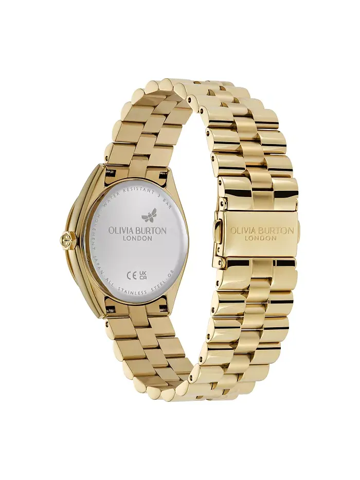 Женские часы-браслет Bejewelled Le Gold Tone из нержавеющей стали, 34 мм Olivia Burton — изображение 4 из 5