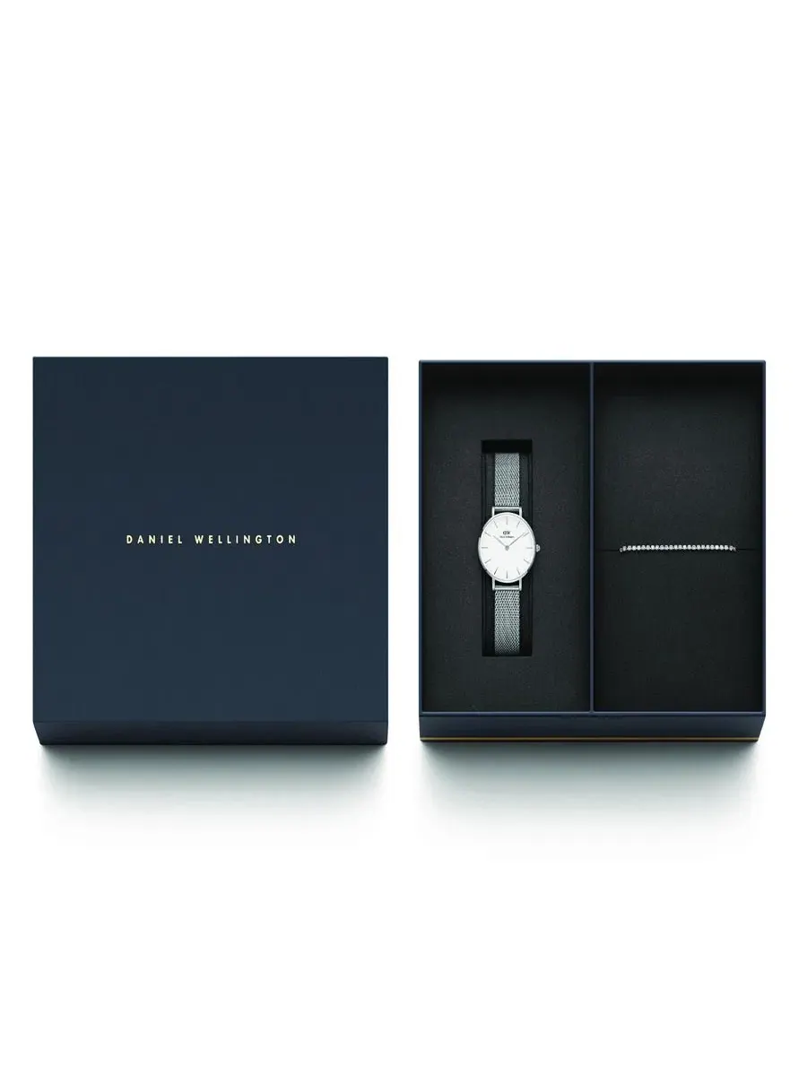 Комплект из женских часов и браслета Daniel Wellington — изображение 6 из 6, оттенок серебристый