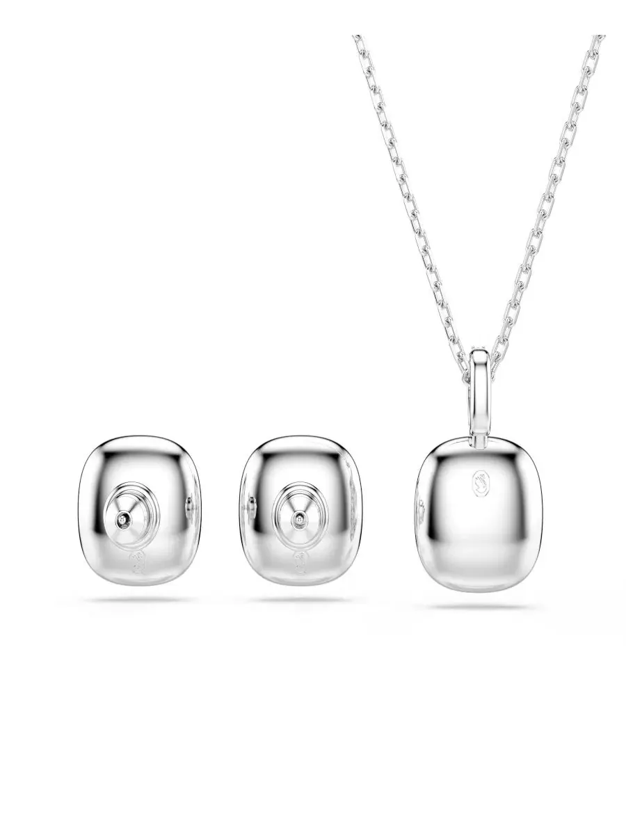 Комплект украшений с кристаллами Swarovski — изображение 6 из 7, оттенок белый