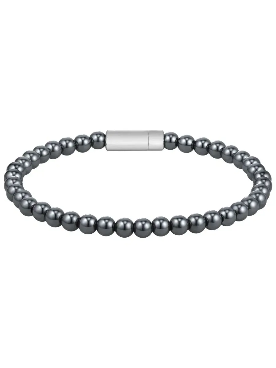 Браслет с магнитной застежкой Sphere Beads Hugo Boss — изображение 2 из 2, оттенок серый