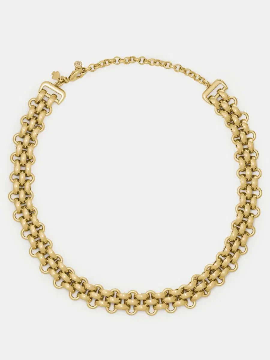 Колье-чокер с кубическим цирконием Chain Reaction kate spade new york — изображение 1 из 3, оттенок золото