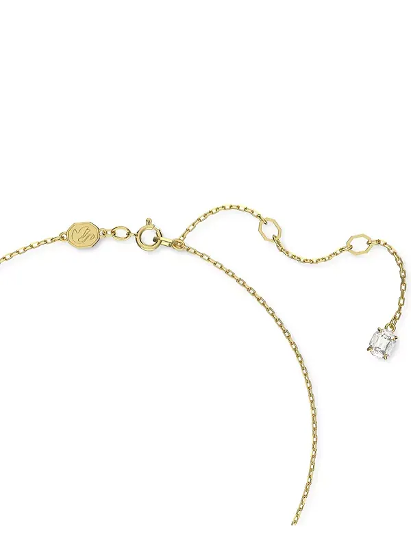 Ожерелье с подвеской Constella Crystal Silver Tone, 14-7/8 дюйма + удлинитель 2 дюйма Swarovski — изображение 4 из 4